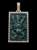 Emerging Dragon Jadeite Pendant