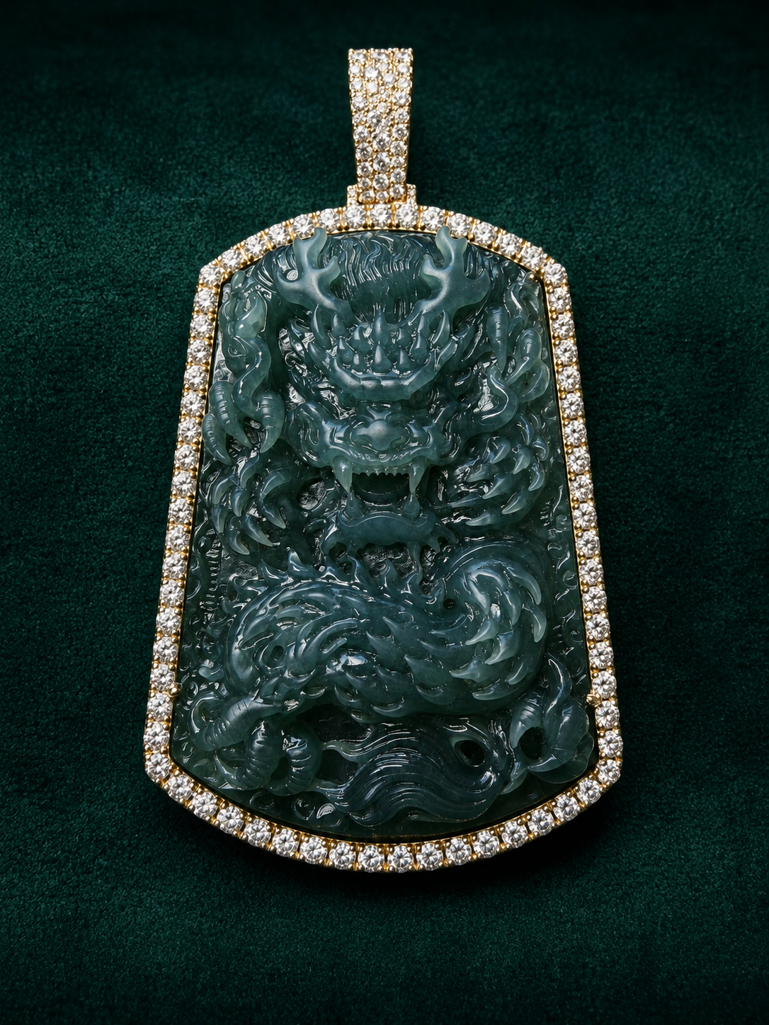 Dragon Jadeite Pendant